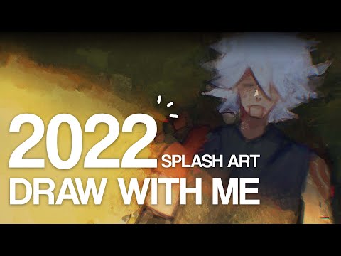 SPLASH ART Painting process - 2022 Drawing