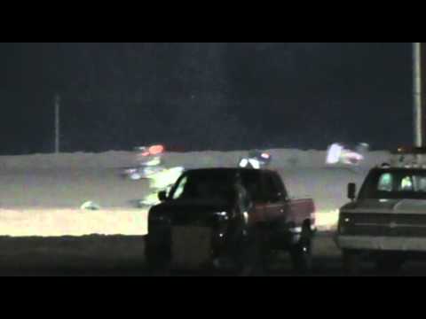 Russell Bezanson Flip | Colorado Outlaws 270 Micro Sprints | I-76 Speedway | 8/11/12