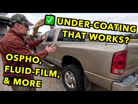 How To Rust Proof A Truck.  Dodge Ram 2500, Complete Undercoating