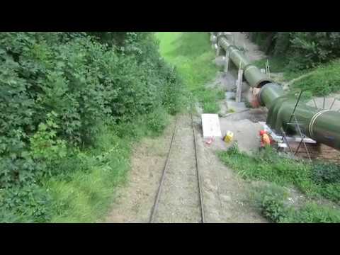 Standseilbahn 1937.01 Orsières Kraftwerk - Wasserschloss Talfahrt Teil 2 - Funiculaire