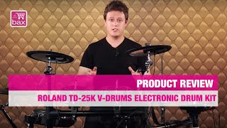 Video thumbnail for Review Roland TD-25K V-Drums Electronic Drum Kit by Bax Music UK