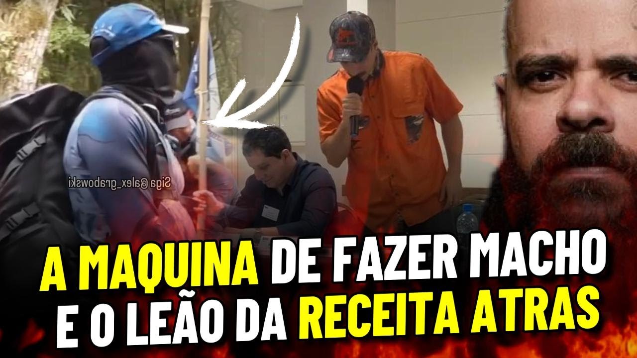 LEGENDARIOS, ALPHA E MACHONARIA CORRENDO DO LEÃO DA RECEITA FEDERAL