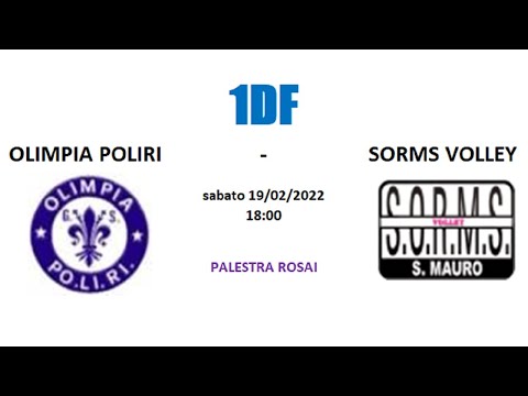 1DF - OLIMPIA POLIRI vs SORMS VOLLEY