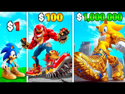 $1 bis $1.000.000 SONIC-Schuhe in GTA 5