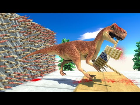 UNITS on WALL SPIKES and GHOR'S TRAP Animal Revolt Battle Simulator