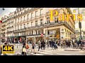 Paris, France🇫🇷 - Paris 4K HDR Walking tour 2024  | Paris 4K | A Walk In Paris