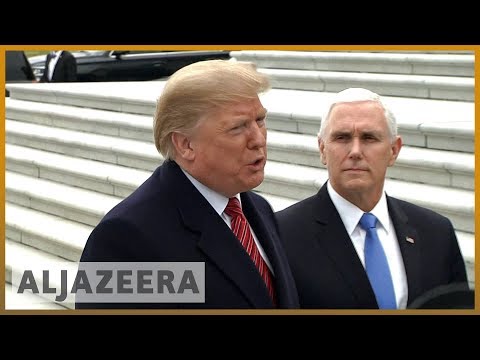 🇺🇸 US shutdown: Trump 'walks out' of meeting over border wall funds l Al Jazeera English