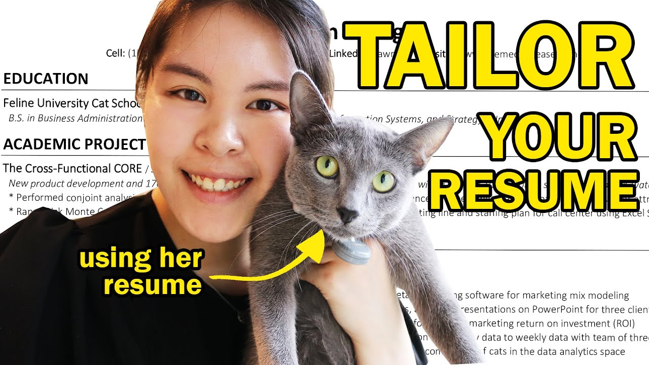 How to TAILOR Your RESUME to any COMPANY and JOB LISTING!