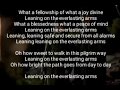 Leaning On The Everlasting Arms - Iris DeMent  LYRICS, Letra.