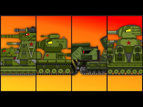 Drawing All Green Tanks - Cartoons About Tanks