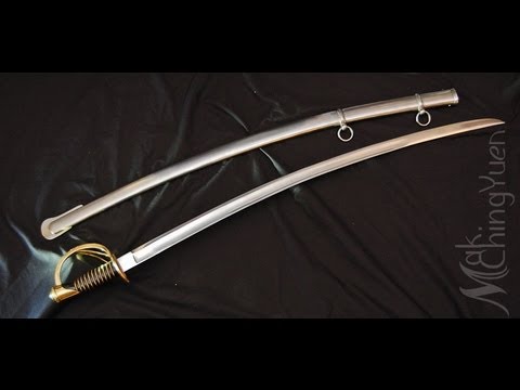Cold Steel US 1860 Heavy Cavalry Saber Review and Cutting Test