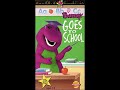 Barney Goes To School 1996 VHS