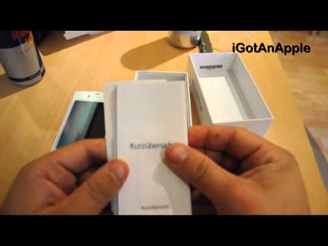 iPhone 4S 16 GB White Unboxing [German]