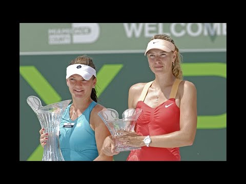 The Untold Story of M Sharapova vs A Radwanska Miami 2012 F H light