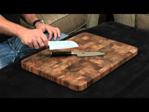 Shun Classic vs Wusthof Classic — 5 Inch Santoku Knife.