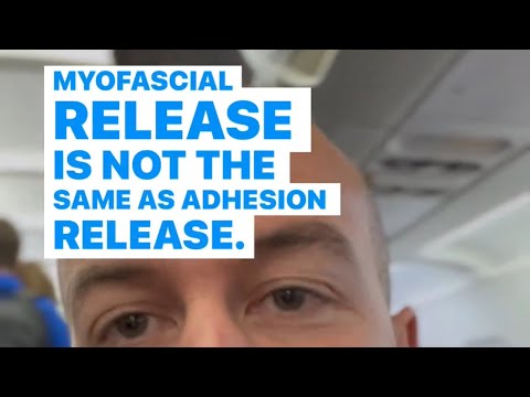 #myofascialrelease is NOT the same as adhesion release (especially if you want chronic pain relief)