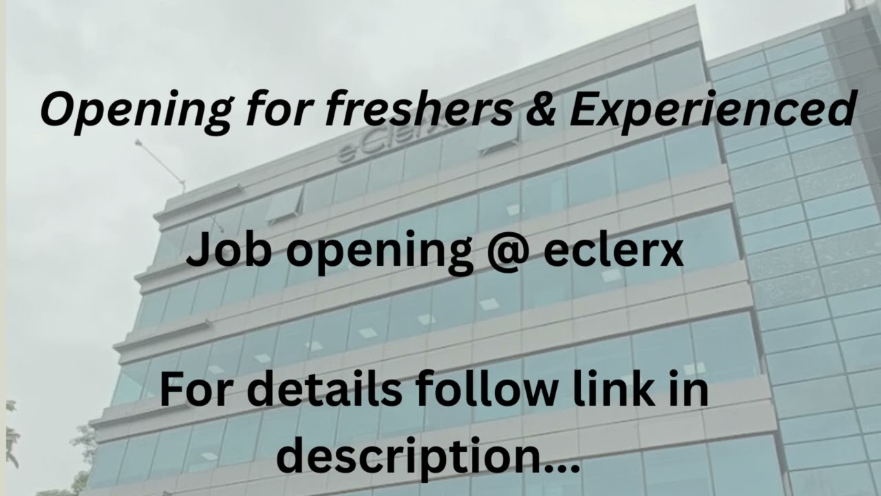 eClerx Hiring 2025 | Job Openings for Freshers & Experienced | Apply Now