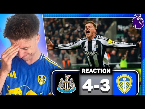 Newcastle 4-3 Leeds United INSTANT Match Reaction | "ABSOLUTELY DEVASTATING!"