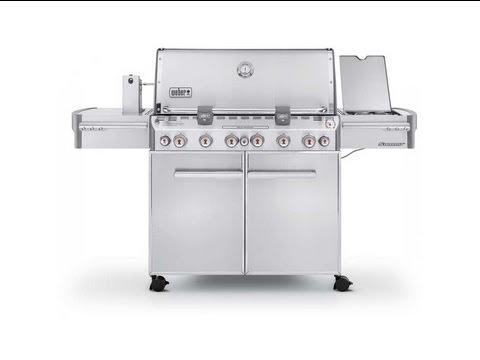 Weber 7370001 Summit® S-670s Freestanding Gas Grill with 769 sq. in.  Cooking Area, 6 Stainless Steel Burners, Stainless Steel Grates, Infrared  Rotisserie, Sear Station, and Side Burner: Liquid Propane