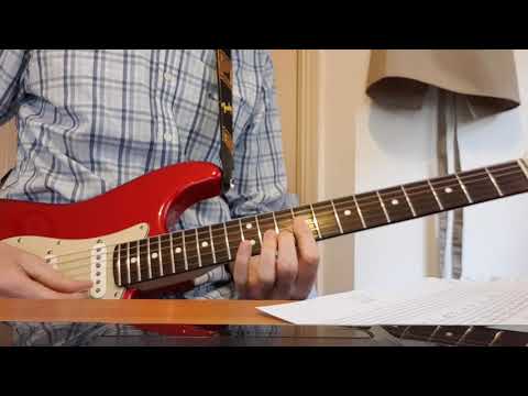 All I have to do is dream , electric guitar part 1