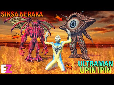 ULTRAMAN UPIN IPIN IS TAKEN TO HELL WITH THE MONSTER DAJJAL - GTA 5 SULTAN BOCIL