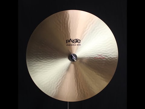 Paiste 18" Formula 602 Classic Thin Flat Ride - 1472g (video demo) image 2
