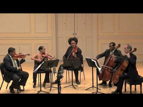 Schubert Quintet Mvt2-Part1 (Harlem Quartet on Stradivarius' & Carter Brey)