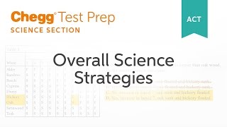 Overall ACT Science Strategies - Chegg Test Prep
