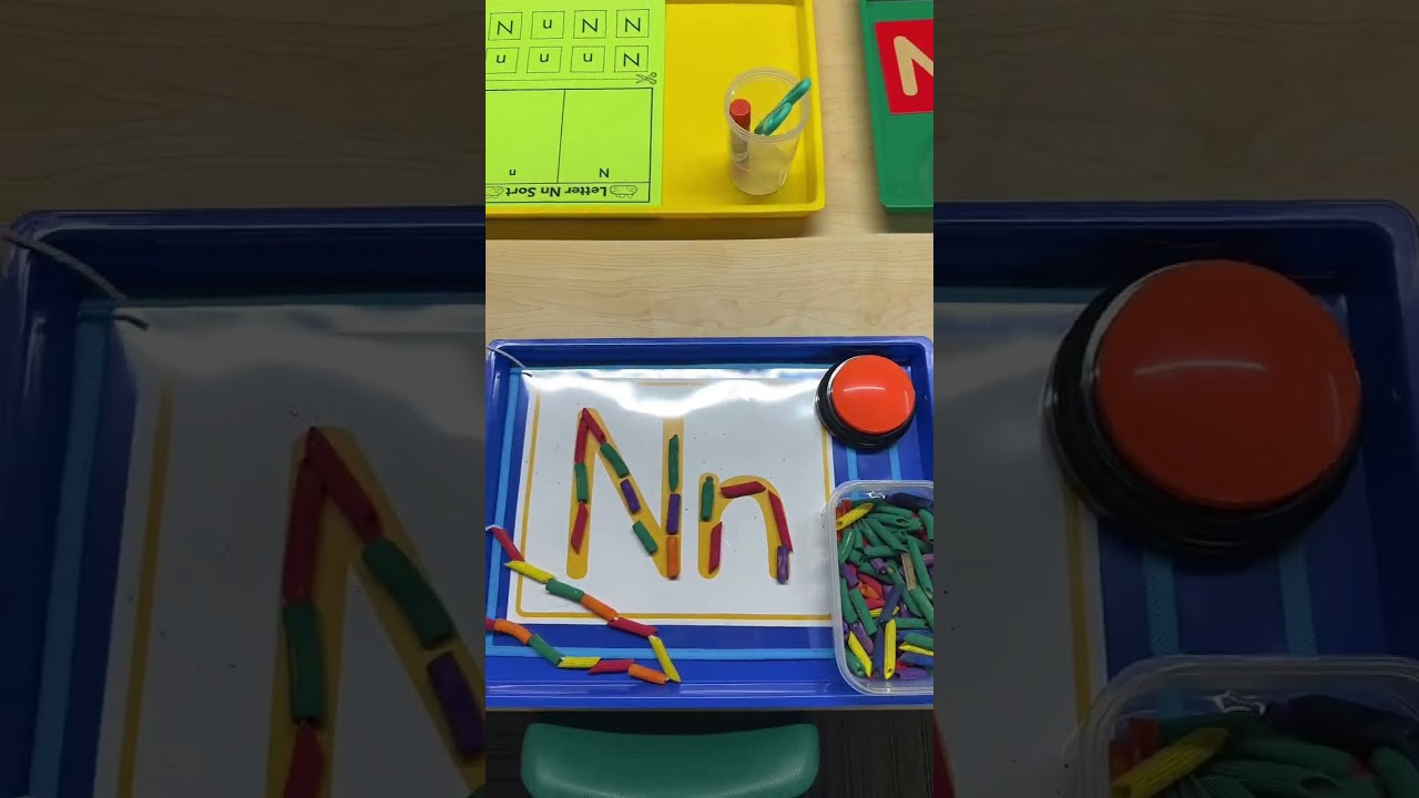 Here’s how I create hands-on, multisensory letter trays to practice our letter of the week