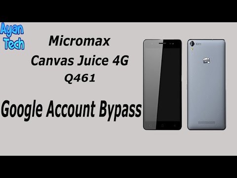 Micromax Canvas Juice 4G | q461| FRP Bypass Google Account