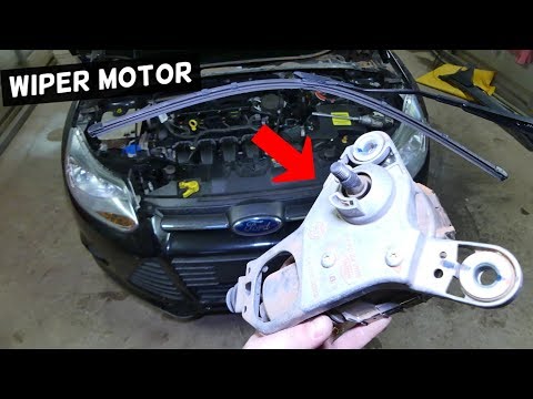 HOW TO REMOVE AND REPLACE WINDSHIELD WIPER MOTOR ON FORD FOCUS MK3