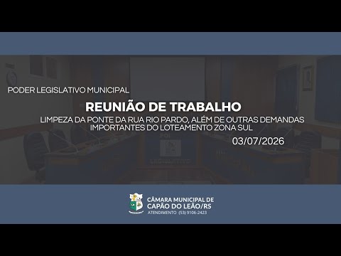 REUNIÃO DE TRABALHO, em 03/07/2026.
