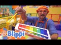 Blippi Visits Whiz Kids Playland Indoor Playground Educational Videos For Kids