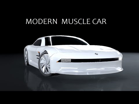 I built modern muscle car (Automation:The Car Company Tycoon Game)