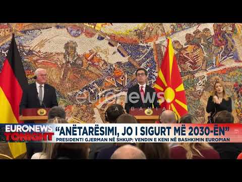 “Anëtarësimi, jo i sigurt në 2030-ën”, Steinmeier në Shkup: Vendin e keni në BE