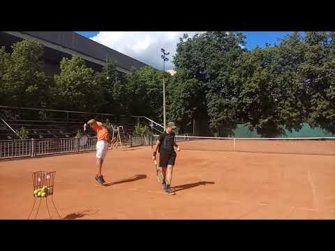 Sviatoslav Gulin - Tennis Practice