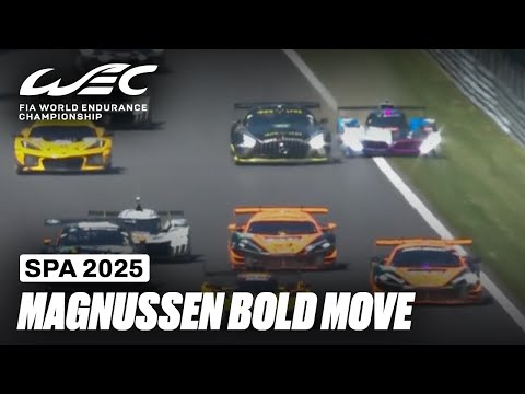 Magnussen Off Track to Avoid A Mercedes-AMG LMGT3! | TotalEnergies 6 Hours of Spa | FIA WEC