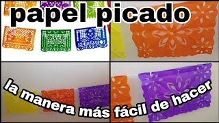 como hacer papel picado|para día de muertos facil y rapido|xantolo|cortinilla |#diademuertos