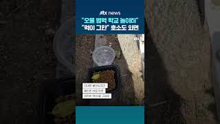 학교 놀이터가 고양이 배설물 밭…'먹이 금지' 안내도 외면 #JTBC #Shorts