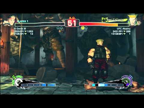 lll Genki lll (Ryu) vs UFC Akainu (Guile)