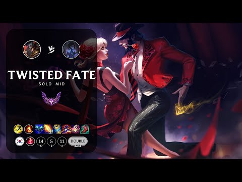 Twisted Fate Mid vs Sylas - KR Master Patch 13.13