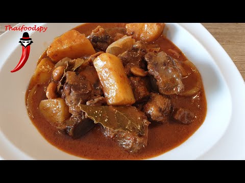 Thai Massaman Beef Curry - one of the best curry's ever #Thaifood #Massaman #Curry #Recipe