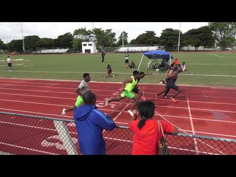 Boys 60m Heat 5 Final Teon Elite  All Comer's Indoor/Outdoor Sprints Series #1