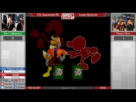 CFL Smackdown 114 Melee - Envy + Marsfool vs Kuya + Panda - Doubles Losers Quarters
