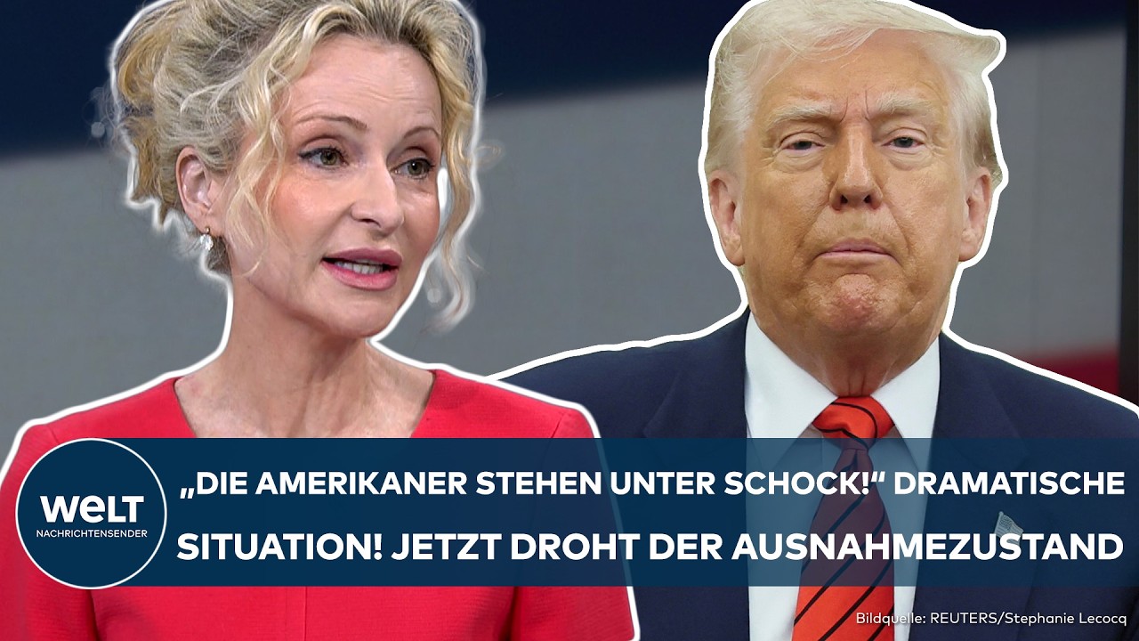 DONALD TRUMP: "Die Amerikaner stehen unter Schock!" Jetzt droht in den USA der Ausnahmezustand