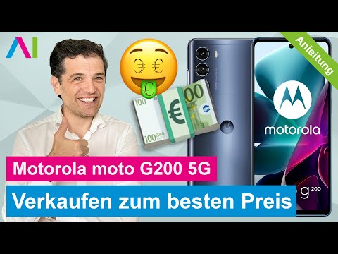 Motorola moto g200 5G - Verkaufen zum besten Preis • 📱 • 💶 • 🤑 • Anleitung | Tutorial
