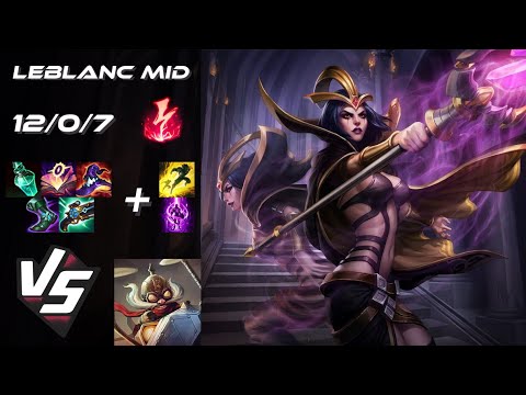 MID LeBlanc vs Corki - EU Challenger Patch 14.13