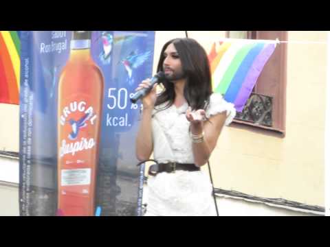 Pregón Orgullo Gay 2014 - Conchita Wurst y Ruth Lorenzo (Chueca, Gay Pride)