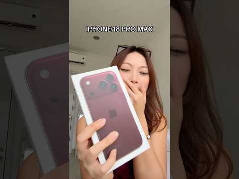 UNBOXING IPHONE 18 PRO MAX 😭😭 #unboxing #iphone18promax #iphone18