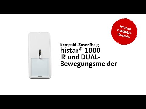 Der neue com2BUS-Bewegungsmelder histar 1000 (3 Varianten)